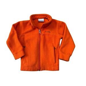 COLUMBIA Boys zip up Hoodie/Sweatshirt/Fleece, size 2T; ORANGE